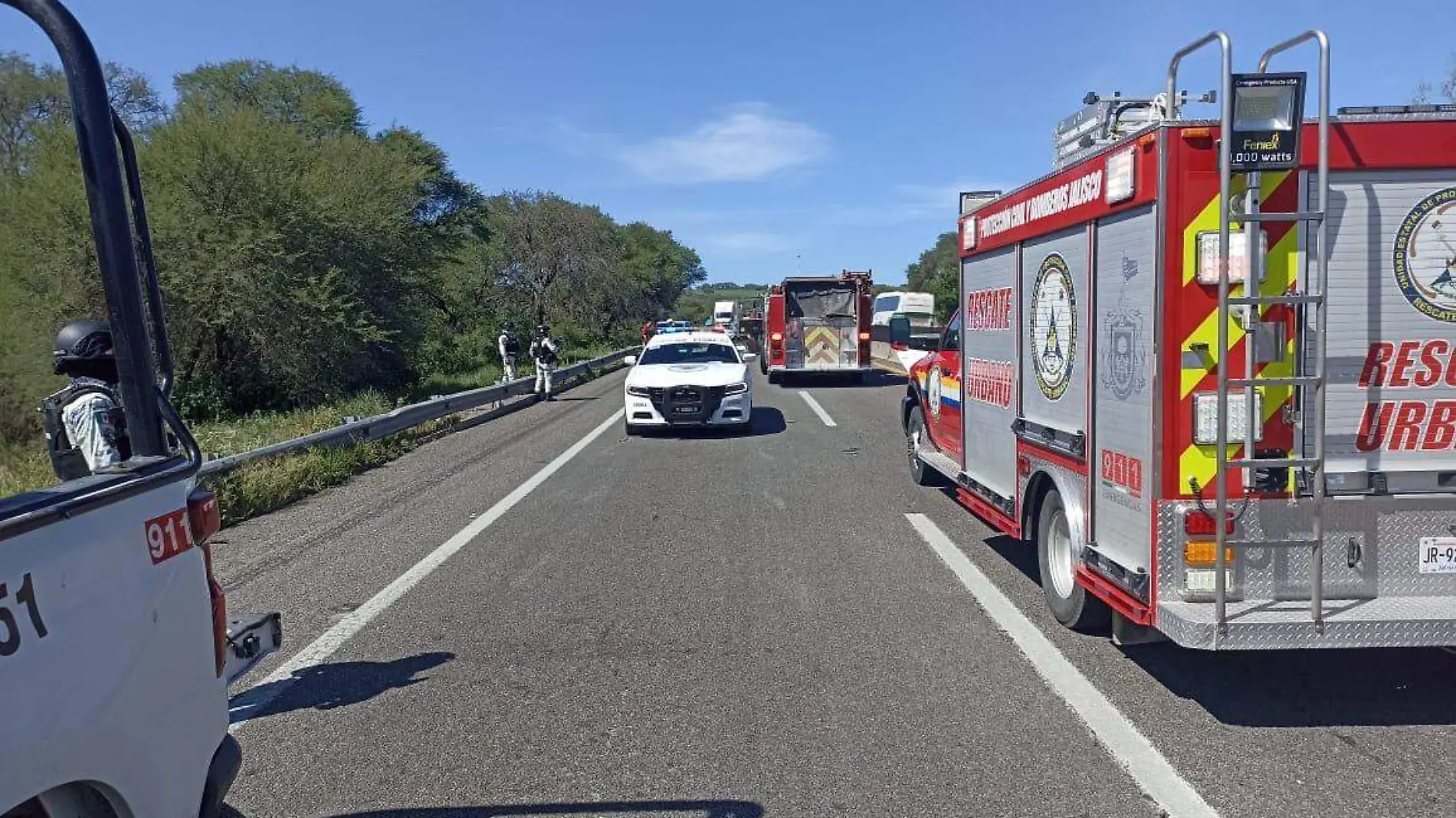 Choque autopista a Lagos